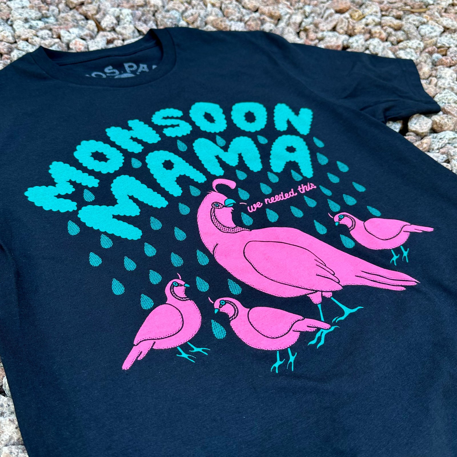 Monsoon Mama Black Tee | Jos Par
